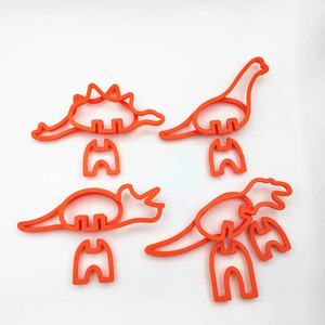 Outils de cuisson pour enfants de qualité alimentaire <span class=keywords><strong>Emporte</strong></span>-pièces <span class=keywords><strong>dinosaure</strong></span> en plastique <span class=keywords><strong>3D</strong></span> en pain d'épice pour le voyage dans l'espace - Product Image 4