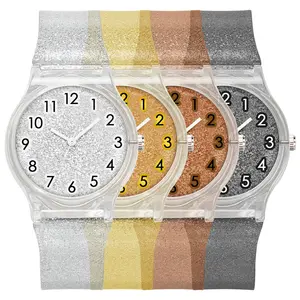 Recyceln Sie Kunststoff uhren Custom Design Armband und Zifferblatt OEM personal isierte Uhren