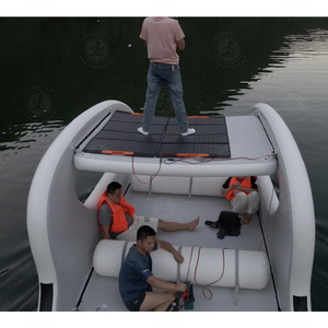 Catamarán Eléctrico Flotante <span class=keywords><strong>de</strong></span> Lujo, Personalizado, Inflable, Portátil, con Tecnología Drop Stitch, para Uso en el <span class=keywords><strong>Mar</strong></span> - Product Image 3