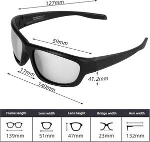 Gafas de Sol Flotantes Unisex para Adultos, Nuevas Gafas Deportivas Polarizadas con Lentes Plateadas, Doradas, Verdes y Marrones - Product Image 3