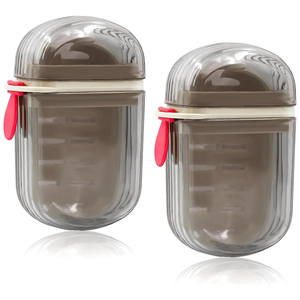 Travel Portable Sealed Soap Dishes Waterproof Soap Organizer Tray Plastic Soap Storage Box Case With Lid - Product Image 1
