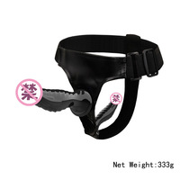 Strap-on géant pas cher de Guangzhou, insertable, taille monstre, double face, jouet sexuel pour femmes