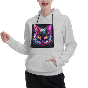 Sudadera con capucha gruesa de invierno para parejas con imagen personalizada XS/XL desgastada con bordado 3D, etiqueta personalizada antiarrugas, características antiretráctiles - Product Image 1