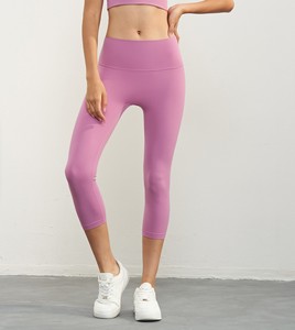 Taille haute Yoga Leggings 2024 Logo personnalisé Spandex Sportswear femmes Yoga pantalon Gym entraînement serré Fitness bout à bout Yoga Leggings - Product Image 5