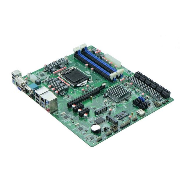 NVR75(67)_10S motherboard NVR system H67 chipset support Socket 1155 cpu with 10 sata or 18 sata 1*mSata slot 2*Gbe LAN