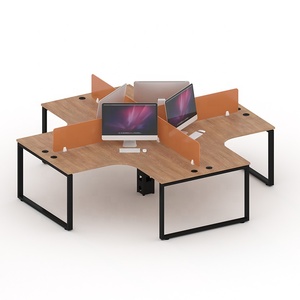 Guangzhou <span class=keywords><strong>BERSON</strong></span> muebles nuevo diseño patas de mesa de metal forma cruzada MARCO DE 4 asientos - Product Image 2