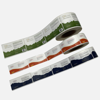 Autocollant de papier de taille de logo privé imprimé de haute qualité autocollants d'étiquette de haute qualité du fournisseur chinois