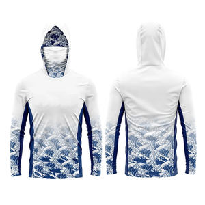 Camisa de Pesca con Capucha y Protección UV UPF50, Camisa de Pesca de Poliéster de Secado Rápido para Hombre con Polaina para el Cuello - Product Image 4