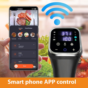 Poêle Électrique Connectée 32L en Acier Inoxydable pour Steak et Frites, Compatible Joule Anova, Wi-Fi, <span class=keywords><strong>Black</strong></span> <span class=keywords><strong>Friday</strong></span> - Product Image 4