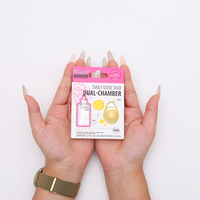 Nouveau Duo de Sérums Quotidiens à Double Compartiment Anti-âge Éclaircissant – Coffret Voyage Soin Visage Double Compartiment (Sérum et Crème)