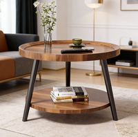 Table d'appoint en fer pour salon, étagère de rangement, type sur pied, design moderne multifonctionnel, portable