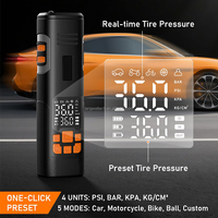 Nouveauté Mise à jour Double Alimentation 6000mAh SOS Led Lampe 150PSI Portable Électrique Voiture Pompe À Air Pneu Compresseur 12v