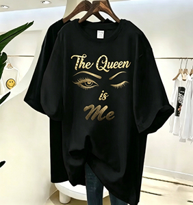 T-shirt court en coton doux et respirant, personnalisé avec logo OEM, de haute qualité, pour femme, grande taille, décontracté, idéal pour l'été – Vente en gros - Product Image 4