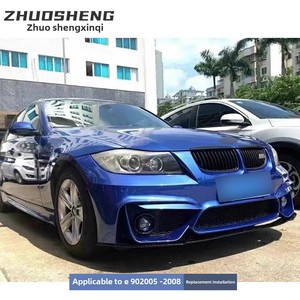 ชุดแต่งรอบคันขนาดใหญ่ M4 สำหรับรถซีรีย์ 3 E90 รุ่นก่อนปรับโฉม ปี 05-08 พร้อมกันชนหน้าใหม่ สเกิร์ตข้างหลัง กระจังหน้า ชุดแต่ง M4 สำหรับรถซีรีย์ 3 - Product Image 4