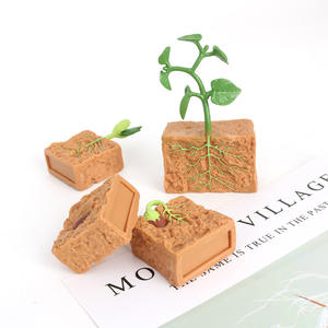 Figurines d'animaux en PVC solide en gros, figurines du cycle de vie des plantes - Product Image 3