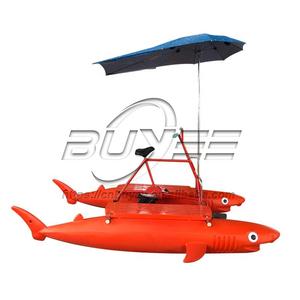 Nouvelle tendance Kiddie parc aquatique équipement <span class=keywords><strong>ponton</strong></span> mer eau bateau 2 sièges pédale vélo Sports nautiques vélo - Product Image 2