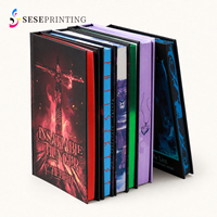 Édition collector : Impression de livres reliés avec bords pulvérisés, jaquette et étui de protection, personnalisation OEM