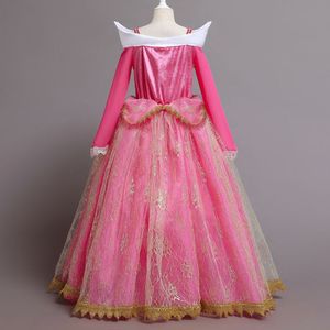 Costume de <span class=keywords><strong>belle</strong></span> <span class=keywords><strong>au</strong></span> <span class=keywords><strong>bois</strong></span> <span class=keywords><strong>dormant</strong></span> pour filles Aurora Princess Dress Up Clothes Cosplay Birthday Halloween Outfit - Product Image 5