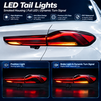 Kit de conversion LED pour feux arrière X6 E71 F16, lentille transparente, neuf, haute qualité, Plug & Play, 4 pièces, 12V 36W, ensemble de feux arrière