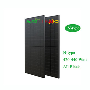 N Type Single Glass 435W 440W 420W Fotovoltaice 420watt Photovoltaic Full Black Paneles Solares - Product Image 2