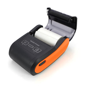 Vente chaude <span class=keywords><strong>Orange</strong></span> foncé Portable billet batterie de secours bleu t/USB imprimante de facture thermique 58mm pour boutique Android IOSsystem H22 - Product Image 2
