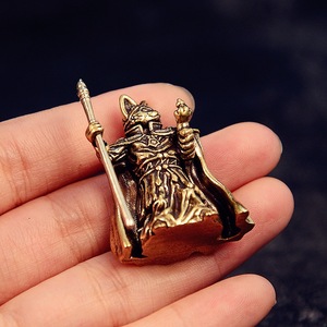 Ornement de bureau créatif en laiton <span class=keywords><strong>Elvis</strong></span> Presley Cape Cat, figurine de thé, artisanat pour la maison et la décoration de bureau, produit transfrontalier très vendu - Product Image 2