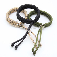 Bracelet tactique de survie en plein air pour homme réglable en paracorde 550, vente chaude