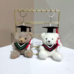Portachiavi Orsacchiotto di Peluche per Laurea, Giocattolo Morbido, Mini Orsetto Carino, Portachiavi in Peluche, Orsacchiotti all'Ingrosso, Regalo di Laurea - Product Image 1