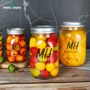 Chất lượng cao miệng rộng <span class=keywords><strong>Mason</strong></span> <span class=keywords><strong>Jar</strong></span> thực phẩm lưu trữ đóng hộp container cho mật ong dưa Jelly Jam <span class=keywords><strong>Mason</strong></span> <span class=keywords><strong>Jar</strong></span> - Product Image 5