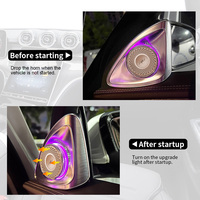 Haut-parleur LED 4D 64 couleurs pour Mercedes-Benz Classe S W222 2014-2020, tweeter rotatif 4D, lumière ambiante, klaxon aigus, accessoires de voiture