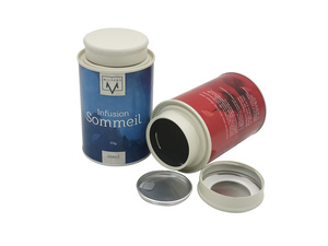 Benutzer definiertes Logo Gedruckte Verbund papier dosen Hand gepresste Versiegelung für Tee Kaffeepulver Schokolade Zucker kuchen Verpackung Papier röhrchen - Product Image 5