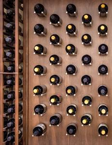 Portabottiglie di vino in alluminio per Home Bar - Product Image 1