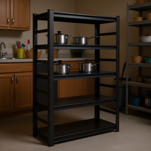 Estante de Almacenamiento Metálico de 5 Niveles DB, 47.2'' de Ancho x 18'' de Profundidad, Estantería Ajustable para Cocina, Estilo Industrial Resistente - Product Image 2