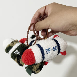 Pendentif en peluche de missile chinois Dongfeng 5C, oreiller de missile, <span class=keywords><strong>sac</strong></span>, cadeau de vacances de décoration de porte-clés - Product Image 5