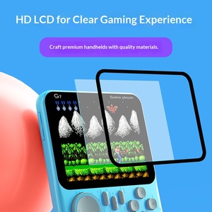 Console de Jeu Portable 2026 G7 3,5 Pouces avec 600 Jeux Intégrés, Options Colorées, Prise en Charge de la Sortie <span class=keywords><strong>AV</strong></span> - Cadeau Portable pour Enfants - Product Image 3