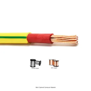 Customize Flame Retardant BVV PVC Electronic Machine cable 1mm 2.5 mm 1.5~50mm Solid Copper SWG House Wiring / Hook Up Wire Lead