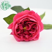 Roses artificielles faites à la main, toucher réel, hydratantes, 75 cm, tige unique, pour mariage, événements de remise de diplômes, photographie, décoration de table, accent de présentoir