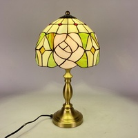   Lampe de bureau en verre teinté rose, soudée à la main, base en laiton, taille et couleur personnalisées, usine ODM