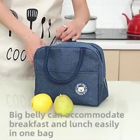 Sac à déjeuner isotherme portable et écologique NFS, épaissi, pour étudiants, jardinage à domicile et stockage alimentaire