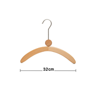 Vente en gros de cintres en bois pour bébés et enfants colorés et antidérapants cintres en bois pour enfants