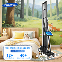 Impresora de Pared Industrial Printava, Máquina de Impresión de Pared Vertical de Inyección de Tinta, Impresora de Pared UV 3D para Murales de Paredes de Edificios