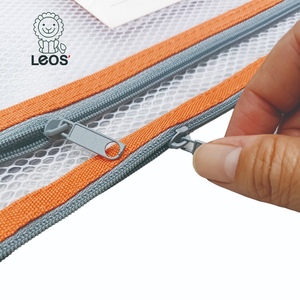 Bolsa con cremallera de malla impermeable EVA duradera con asa Organizador de documentos portátil para uso escolar o de oficina - Product Image 3