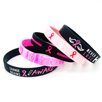 YDS Personnalisé Sarcelle Sensibilisation Ruban Bracelets En Caoutchouc De Silicone Fil Accessoires De Stockage