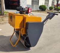 Rouleau compresseur routier à tambour simple ou double de 1 tonne, 1,5 tonne, 2 tonnes, 3 tonnes, auto-propulsé, à marche arrière, vibratoire