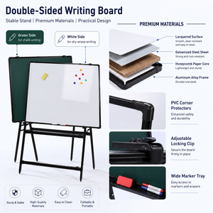 <span class=keywords><strong>Tableau</strong></span> <span class=keywords><strong>blanc</strong></span> mobile <span class=keywords><strong>sur</strong></span> roulettes pour écoles – Équipement essentiel pour la salle de classe - Product Image 4