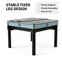 Table de Mahjong Électrique Automatique 36* avec Pieds Fixes pour Jeux à Domicile et Fêtes en Intérieur