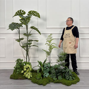 Plante artificielle verte de grande taille haut de gamme, douce, pour la décoration extérieure de jardin et de paysage - Product Image 1
