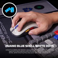 FANTECH KANATAS WG9S 12000 DPI 2.4GHz Mouse Nirkabel Sensor 3311 Mouse Gaming dengan Perangkat Lunak yang Dapat Diprogram Makro
