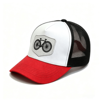 Topi Trucker Katun Diskon Besar, Bordir Logo Olahraga Personal, Topi Iklan Luar Ruangan, Unisex, Topi Trucker Jaring Polos