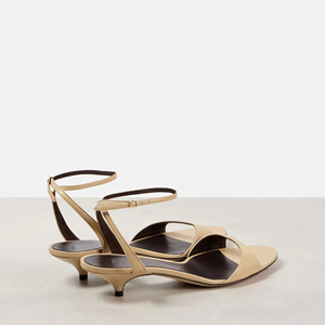 Nuovi stili di moda <span class=keywords><strong>Sexy</strong></span> <span class=keywords><strong>ragazza</strong></span> rotonda punta aperta scarpe con tacco e fibbia alla caviglia sandali con tacco basso per le donne - Product Image 5